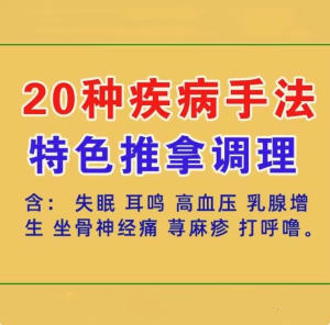 中医按摩推拿视频教程-按摩推拿疼痛耳鸣失眠 打呼噜坐骨神经痛-欢迎访问本站